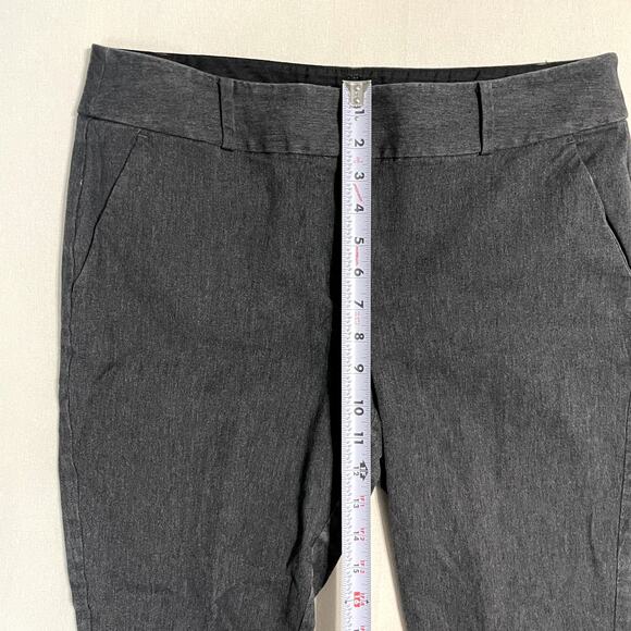 Ann Taylor LOFT Julie Skinny Ankle Pants Grey Workwear Stretch Trousers- Size 12 - Picture 9 of 10